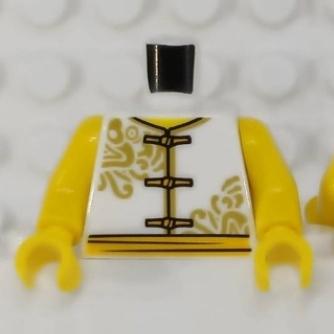 &lt;樂高人偶小舖&gt;正版LEGO 城市14-2 白舞獅人 農曆新年 新春廟會 舞龍 身體 配件