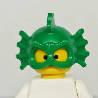 &lt;樂高人偶小舖&gt;正版LEGO 特殊29 綠 頭套 樂高玩電影2 人偶包 人偶配件