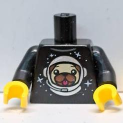 &lt;樂高人偶小舖&gt;正版LEGO 身體 特殊84-1 黑 沙皮狗