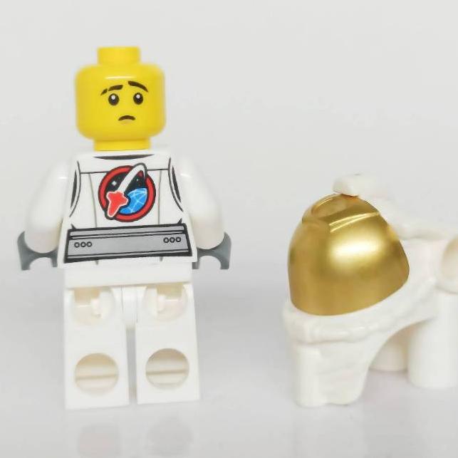 <樂高人偶小舖>正版LEGO 自組人偶C104 太空人 宇航員 星戰 特殊-細節圖3