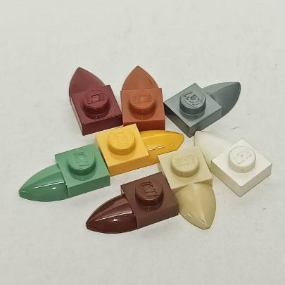 <樂高人偶小舖>正版樂高LEGO 零件 牙齒 1x1 薄板 附齒 爪子 尖角 牙 尖刺 49668-細節圖2