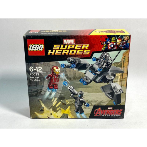 &lt;樂高人偶小舖&gt;正版樂高LEGO76029，超級英雄系列盒組，鋼鐵人，VS奧創機器人，全新未拆