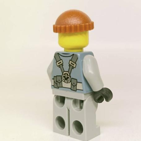 <樂高人偶小舖>正版樂高LEGO 特殊人偶 C180 單隻 戴帽 士兵 陸戰隊 工人 維修工 人偶-細節圖2