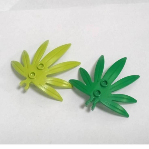 &lt;樂高人偶小舖&gt;正版樂高LEGO 植物零件C9 棕櫚葉 綠色 萊姆綠色 造景 葉子 附夾 42949