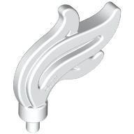 <樂高人偶小舖>正版樂高 LEGO 頭飾 羽毛 城堡 白色 64647 B057 武器 配件-細節圖2