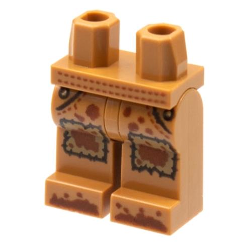 &lt;樂高人偶小舖&gt;正版樂高LEGO 城市4-2 腳 牛奶糖色 補丁 人偶 配件 單隻