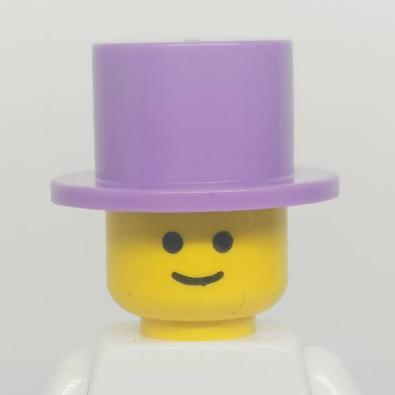 &lt;樂高人偶小舖&gt;正版LEGO 帽子34 淺紫 高帽 魔術師 禮帽 單個
