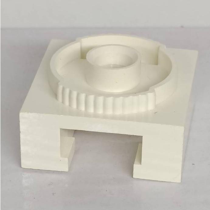 正版LEGO 零件W4 轉盤鎖定凹槽底座 4X4 白色 絕版 30516 - 樂高人偶小舖