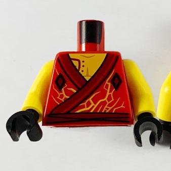 &lt;樂高人偶小舖&gt;正版 LEGO 特殊2-1 蛇圖騰背心 村民 古裝 忍者 NINJAGO 身體 配件