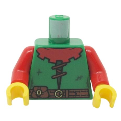 &lt;樂高人偶小舖&gt;正版LEGO 特殊37 弓箭手 城堡 士兵 10305 6402701 身體 單個 人偶配件
