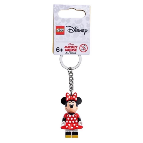&lt;樂高人偶小舖&gt;正版 LEGO樂高 迪士尼 全新 米妮 853998 鑰匙圈 鑰匙鏈