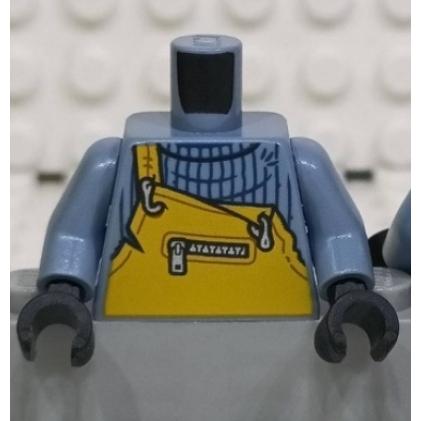 &lt;樂高人偶小舖&gt;正版LEGO城市5-1 黃吊帶 藍色系列 身體 配件系列