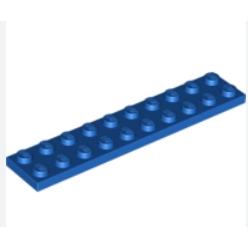 &lt;樂高人偶小舖&gt;正版樂高LEGO 零件 藍 2X10 薄板 plate 383223