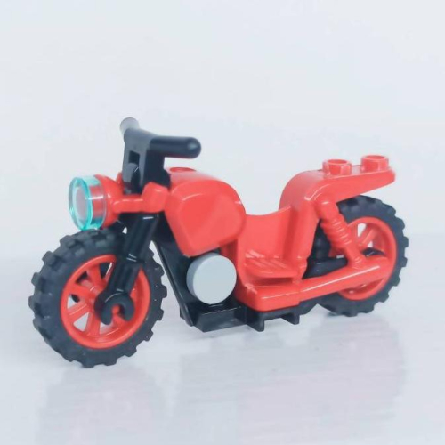&lt;樂高人偶小舖&gt;正版樂高LEGO 交通工具 F12 紅色機車 摩托車 重機 檔車