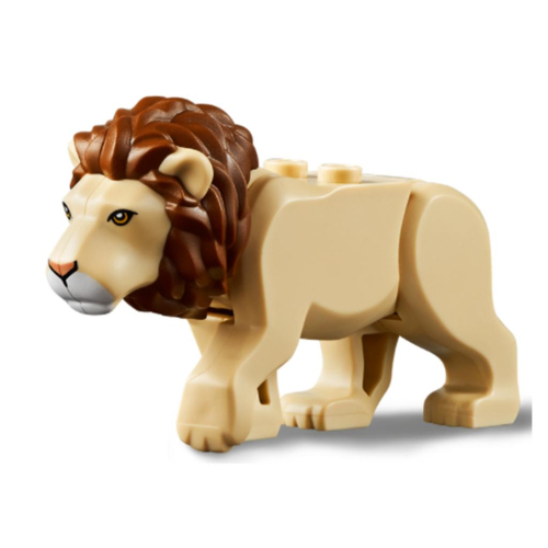 &lt;樂高人偶小舖&gt;正版 LEGO 6340155 獅子 沙獅子 沙色 動物 野生
