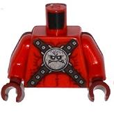 &lt;樂高人偶小舖&gt;正版LEGO 特殊4-3 炎魔 胸口圓臉 未來騎士 盔甲 (單隻) 身體 配件