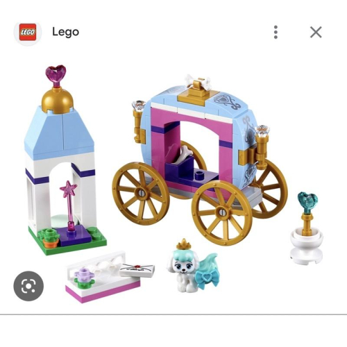 &lt;樂高人偶小舖&gt;正版 LEGO 41141 迪士尼 公主 灰姑娘 南瓜皇家馬車 寵物 只有零件包 無盒無說明書無貼紙
