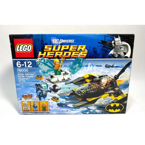&lt;樂高人偶小舖&gt;正版樂高LEGO76000超級英雄系列盒組，蝙蝠俠對抗急凍人，全新未拆