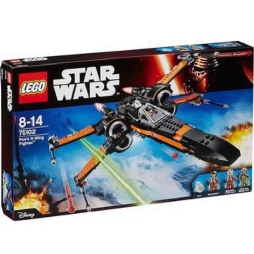 &lt;樂高人偶小舖&gt;正版樂高LEGO 75102 X-Wing 戰鬥機 絕版品 全新未拆 盒組