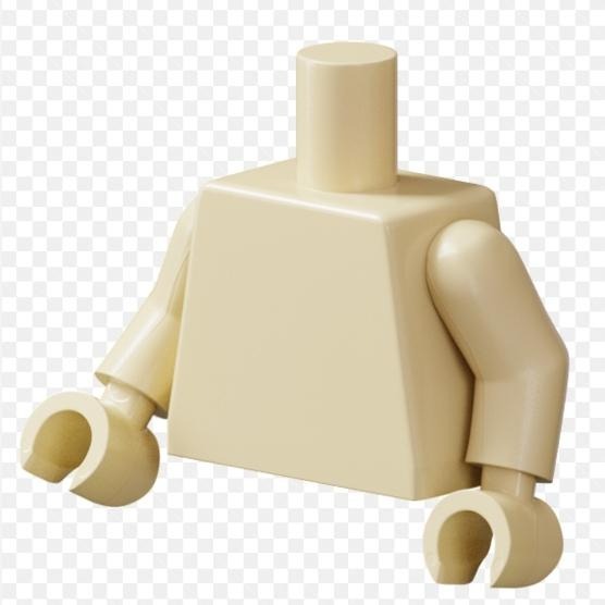 <樂高人偶小舖>正版 LEGO 素色 身體 深灰 白 藍 橘 黑 紅 橘 綠 粉紅minifig body 973c00-細節圖3