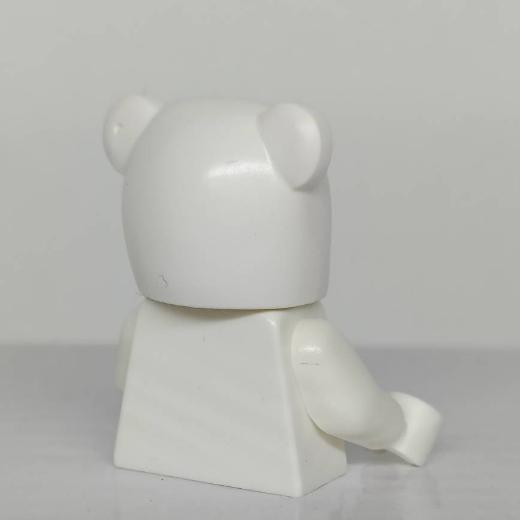 <樂高人偶小舖>正版樂高LEGO 特殊35 頭飾 頭套 動物 熊 白色 人偶配件-細節圖3