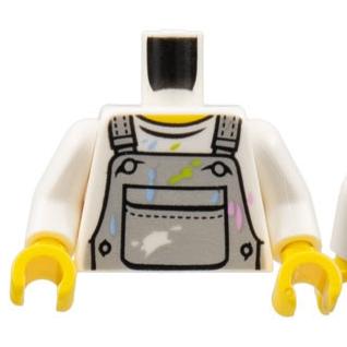 &lt;樂高人偶小舖&gt;正版樂高LEGO 特殊系列16 油漆工 城市 特技 (單隻) 60134 身體 樂高配件