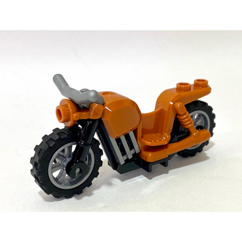 &lt;樂高人偶小舖&gt;正版樂高LEGO 交通工具20 咖啡色機車 摩托車 跑車