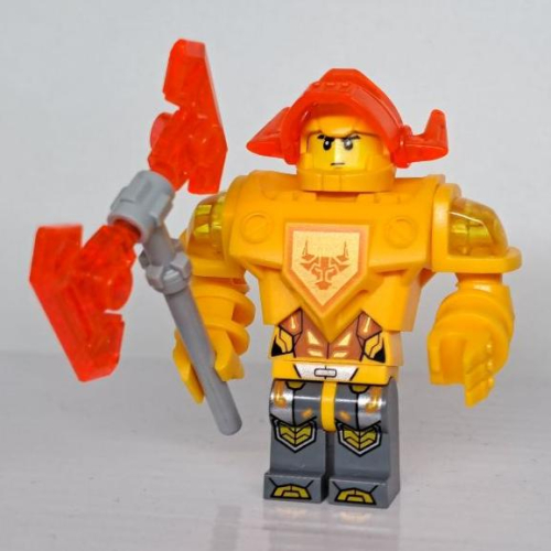 &lt;樂高人偶小舖&gt;正版樂高LEGO A21艾索 含武器 盾牌(無法指定盾牌圖案) 未來騎士 NEXO007
