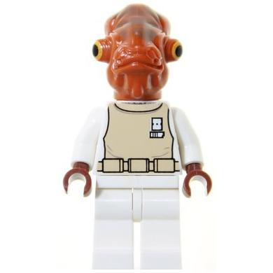 &lt;樂高人偶小舖&gt;正版LEGO C166 7754 阿克巴將軍 Admiral Ackbar SW0247 星戰 星際大戰