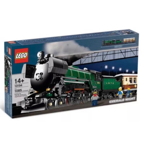 &lt;樂高人偶小舖&gt;正版樂高LEGO 10194 翡翠之夜蒸氣列車 Emerald Night
