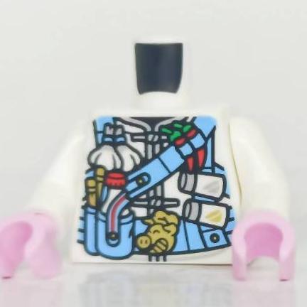 &lt;樂高人偶小舖&gt;正版LEGO 特殊97 廚師夾克 金色豬扣 悟空小俠 豬八戒 6355655 人偶