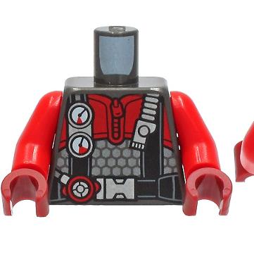 &lt;樂高人偶小舖&gt;正版LEGO 身體 城市1-4 濳水員 濳水衣 黑 紅 配件