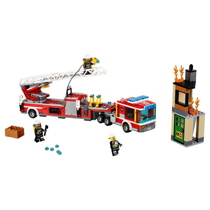 <樂高人偶小舖>正版樂高LEGO 60112 已絕版 消防車 無盒 無說明書 無貼紙 促銷優惠 網路可下載說明書-細節圖2