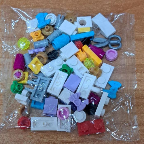 &lt;樂高人偶小舖&gt;正版LEGO 補充包A5 花 食物 印刷磚 剪刀 PLATE 1X1 TILE 零件包 LEGO