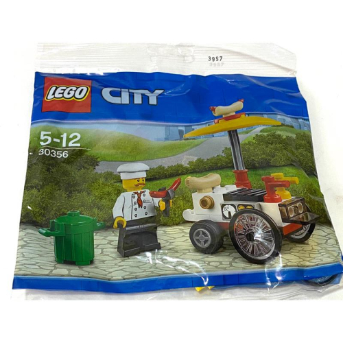 &lt;樂高人偶小舖&gt;正版 LEGO樂高 30356 熱狗餐車 袋裝包 全新未拆