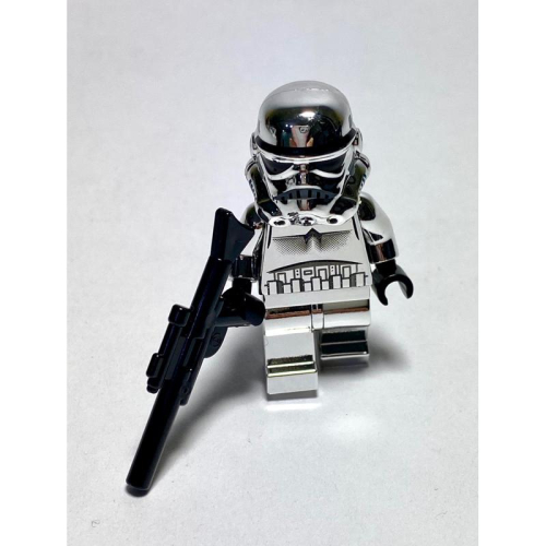 &lt;樂高人偶小舖&gt;正版樂高LEGO特殊人偶（稀有）星際大戰系列，電鍍白兵，含武器，單隻價格