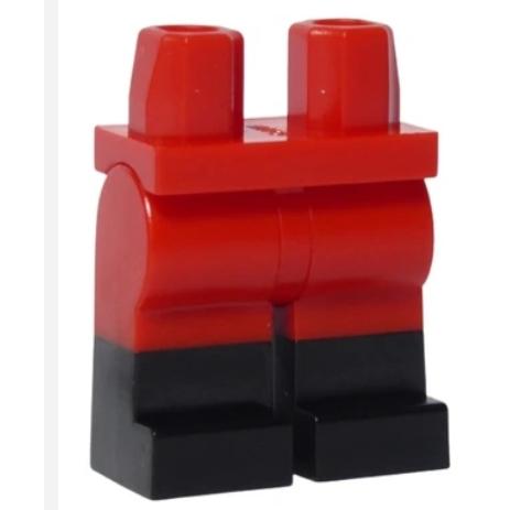 &lt;樂高人偶小舖&gt;正版樂高LEGO 城市13 雙色腳 紅 黑 迪士尼 人偶 配件