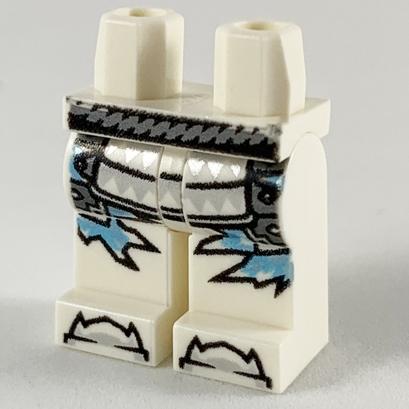&lt;樂高人偶小舖&gt;正版LEGO 特殊1-2 銀色腰帶 腳 戰士 忍者 白色 配件