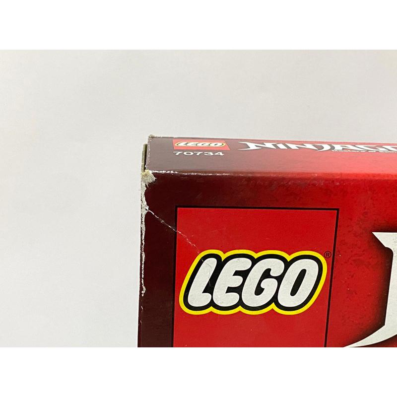 <樂高人偶小舖>正版樂高LEGO特殊人偶70734炫風忍者系列，吳大師之龍，已絕版，外盒有損，特價優惠，介意者勿下單-細節圖5