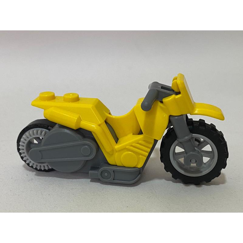 <樂高人偶小舖>正版樂高LEGO 交通工具F7 黃色機車 摩托車-細節圖2