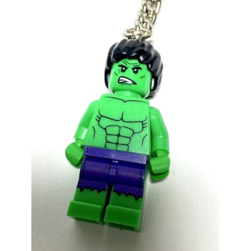 &lt;樂高人偶小舖&gt;正版樂高LEGO超級英雄系列，綠巨人浩克鑰匙圈