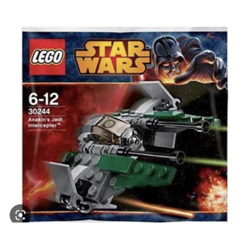 &lt;樂高人偶小舖&gt;正版樂高 LEGO 30244 星際大戰系列、(限量）安納金絕地攔截機 PolyBag 袋裝包