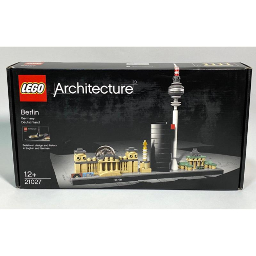 &lt;樂高人偶小舖&gt;正版樂高LEGO21027建築系列盒組，柏林天際線，全新未拆