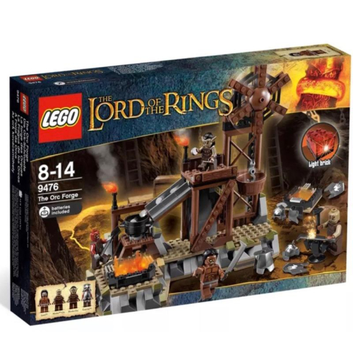 &lt;樂高人偶小舖&gt;正版樂高LEGO 全新 9476 魔戒系列 The Rings The Orc Forge 盒組