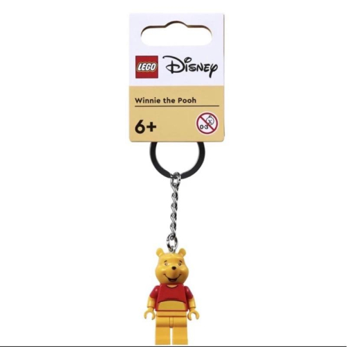 &lt;樂高人偶小舖&gt;正版 LEGO樂高 全新 854193 鑰匙圈 迪士尼 小熊維尼 Winnie the Pooh