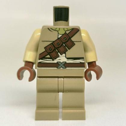 &lt;樂高人偶小舖&gt;正版LEGO 自選人偶 C181 村民 城堡 城市 士兵 武器 深沙色 單隻 背心