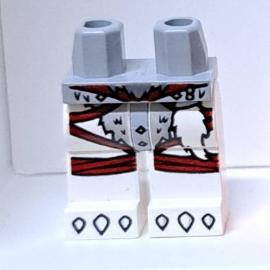 &lt;樂高人偶小舖&gt;正版LEGO 特殊10-1 腳 獸人 白色 獅 士兵 城堡 忍者 妖怪 神獸 單個