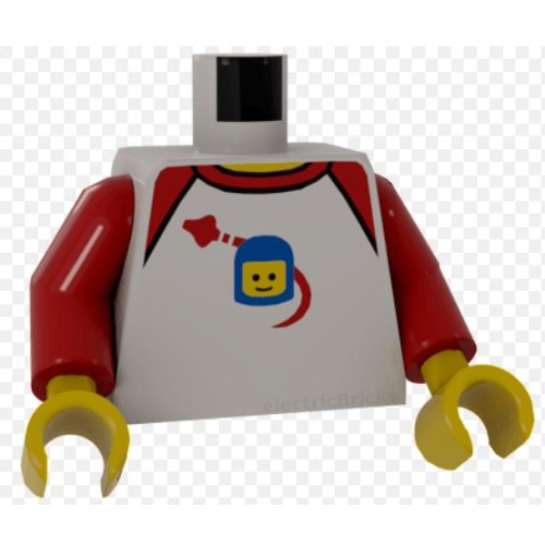 &lt;樂高人偶小舖&gt;正版LEGO 城市62-4 人偶 身體 賽車服 紅 6153139 配件