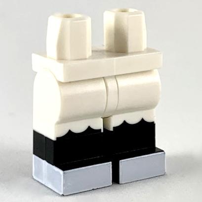 &lt;樂高人偶小舖&gt;正版LEGO 特殊1-1 白褲黑腳 米老鼠 腳 單隻 配件