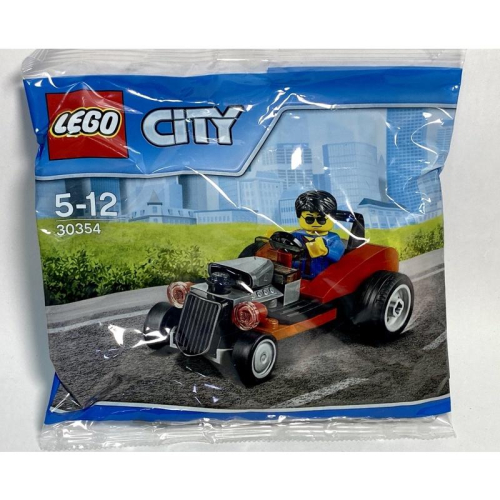 &lt;樂高人偶小舖&gt;正版樂高LEGO 30354 城市創意系列，美式古典車 紳士人偶袋裝包，全新未拆